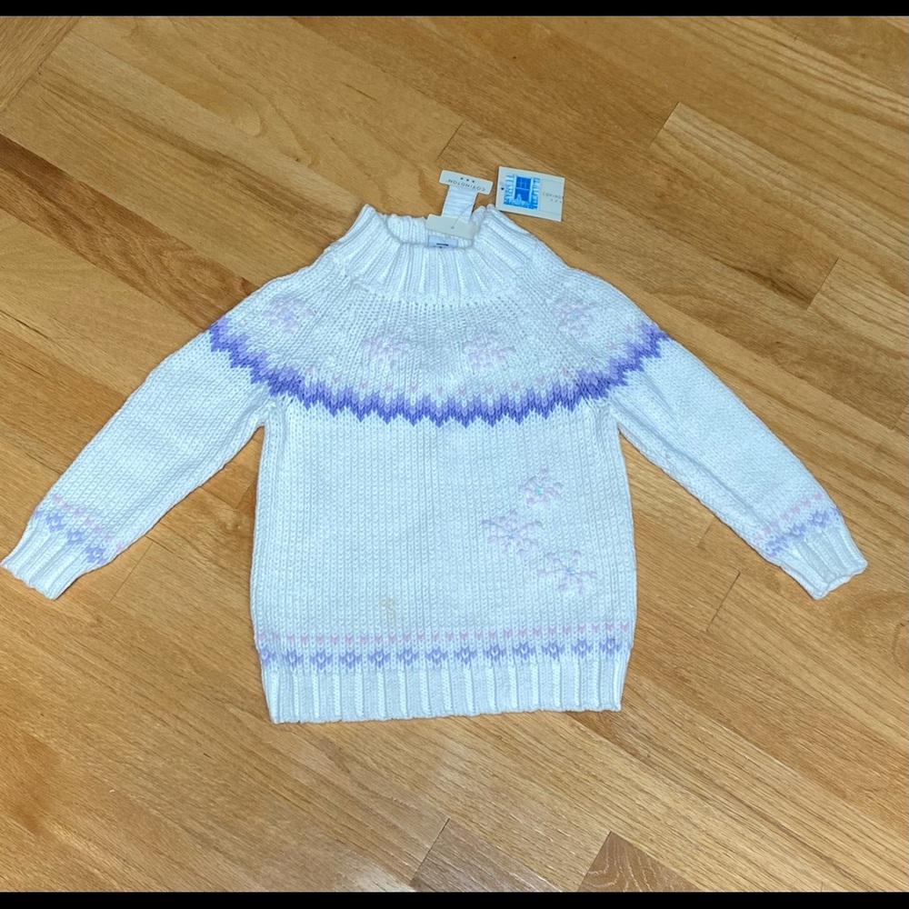 Cream 3T toddler girl sweater